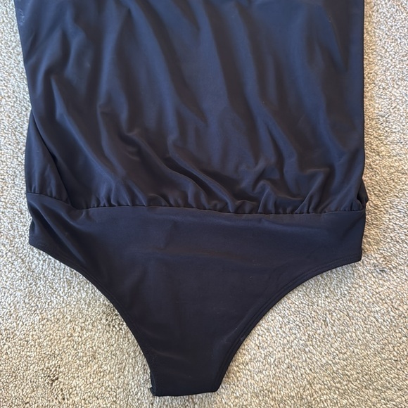 Express Black Square Neck Sleeveless Bodysuit | Size M - Picture 8 of 9